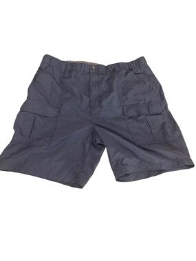 Croft & Barrow Men's XL Cargo Shorts Navy Blue Nylon Quick Dry Hiking Outdoor